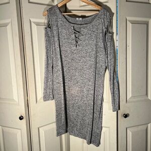 Hippie Ohio Heather Gray Top Size XL